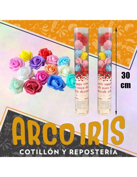 Canon 30 Cm Rosas Goma Eva- Mym Carnaval-primavera-