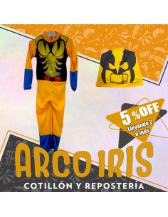 Disfraz Enterito Lobezno +2-5% Talle 6 - Promo Por Cantidad Wolverine Halloween