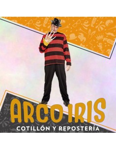 Disfraz Adulto Fredy Hombre Xu - Con Sombrero Halloween Candela