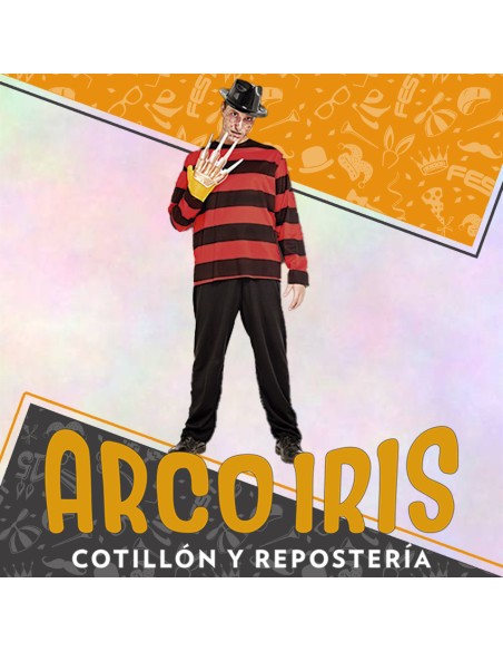 Disfraz Adulto Fredy Hombre Xu - Con Sombrero Halloween Candela