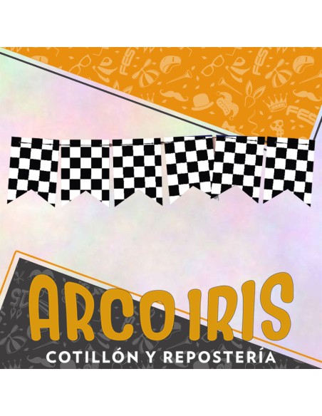 Carreras Banderin Feliz Cumpleanos -banderin Articulado