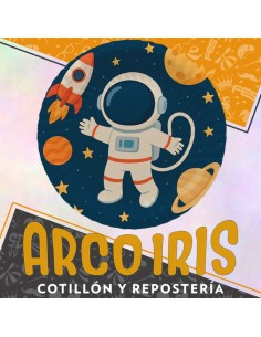 Astronauta Plato Carton X 8