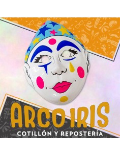 Careta Payaso Chica Xu Liquidacion Elastico Roto Cyber Monday