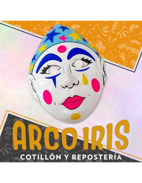 Careta Payaso Chica Xu Liquidacion Elastico Roto