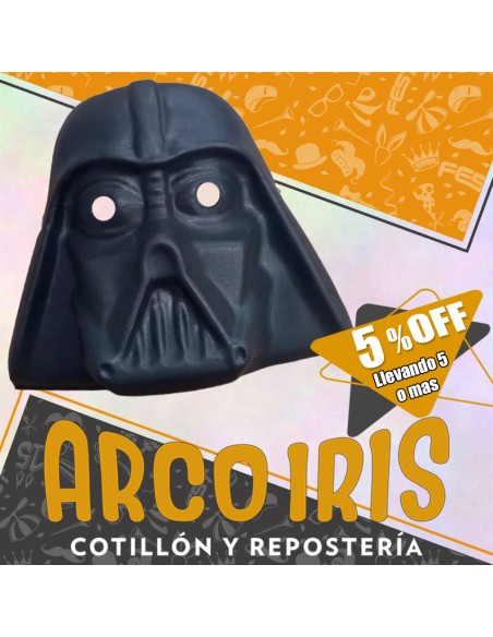 Goma Eva Mascara Darth Vader Xu +5-5% Promo Por Cantidad -halloween-