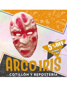 Goma Eva Mascara Freddy Xu +5-5% Promo Por Cantidad -halloween-