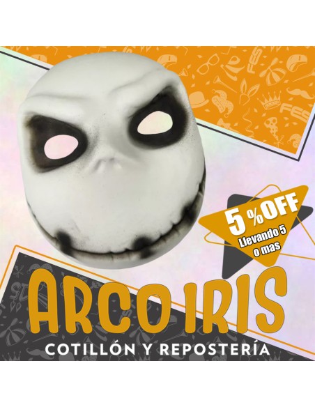 Goma Eva Mascara Jack Xu +5-5% Promo Por Cantidad -halloween-