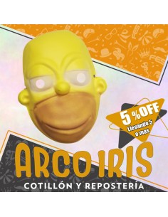 Goma Eva Mascara Simpson Homero Xu +5-5% Promo Por Cantidad -