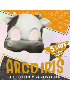 Goma Eva Mascara Vaquita Xu +5-5% Promo Por Cantidad -