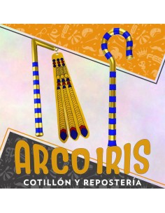 Cayado Y Mayal Egipcio  -bastones Egipcios Party Store-halloween-