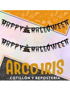 Guirnalda Happy Halloween -banner 2.30 Mts- Party Store-halloween-
