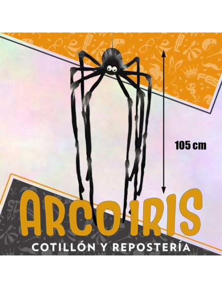 Arana Patas Largas 105x45x23 Cm - Halloween Party Store