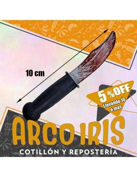Cuchillo Pirata Con Sangre - 21 Cm +10-5% Promo Por Cantidad Armas Halloween Stasio-cuchillo Pirata Con Sangre
