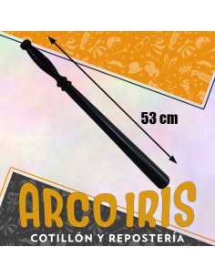 Baston Policia Negro 53 Cm Machete Policia Mic Y Mac