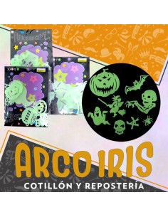 Glow Figuras Halloween Varios Modelos -fluorescent -