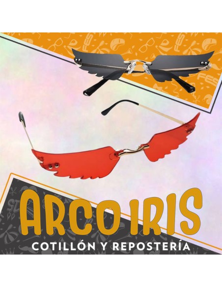 Anteojo Alas Premium Xu - Negro-rojo