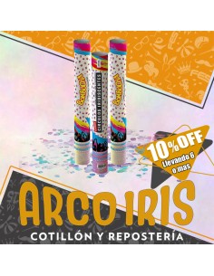 Canon 40 Cm Bombucha Papel Iridiscente +6-10% Promo Por Cantidad Circulos Iridiscentes
