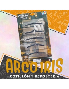 Bigote Mustachos Finos X 5 - Party Store-