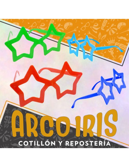 Anteojo Estrella X 4 -varios Colores-cotired- Rotti-