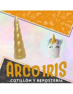 Adorno Torta Unicornio Xu - Cuerno Unicornio Stasio