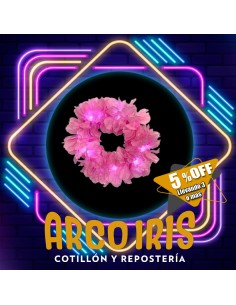 Luminoso Vincha Hawaiana Premium Rosa Chicle Xu +3-5% Promo Por Cantidad Primavera Vincha Clavel Seda