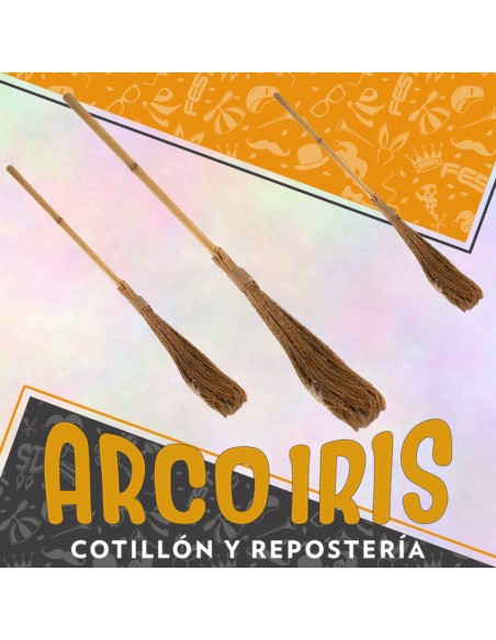 Escoba Cana Con Paja Importado Xu - Halloween