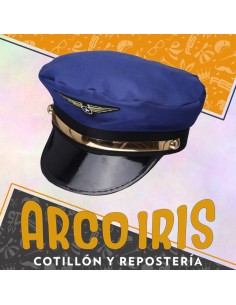 Gorro Boina Comandante Azul Avion-alfa