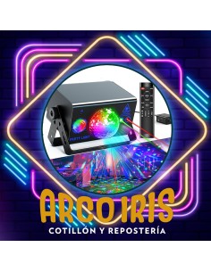 Luz Bolichera Completa-media Bola-laser-flash -disco Party Light-