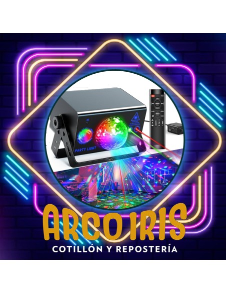 Luz Bolichera Completa-media Bola-laser-flash -disco Party Light-