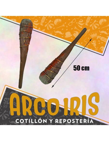 Garrote Plastico Con Puas 50 Cm - Ensangretado Halloween Nacional Mic Mac