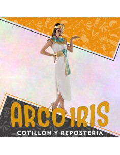 Disfraz Adulto Cleopatra Xu - Egipcia (sin Peluca) Halloween Candela Diosa Griega