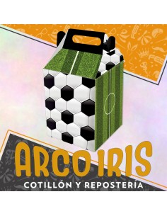 Futbol Caja Feliz X 6 - Sorpresa Grande Equipos Futbol-cotillon Otero Fest Copack-