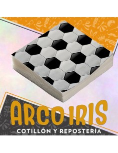 Futbol Servilleta X 20 U - Premiun Futbol Equipos Futbol-cotillon Otero Fest Copack-