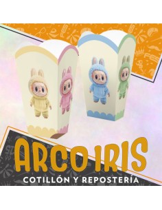 Labubu Pop Corn X 8 -  Gold Mundo