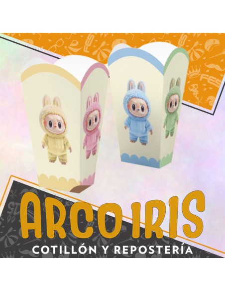 Labubu Pop Corn X 8 -  Gold Mundo