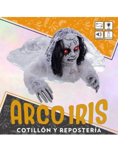 Muneco Arrastrada Luz Y Movimiento- 28x68x63 Cm Halloween Party Store