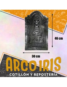 Lapida Embrujo De La Muerte 46 X 30 Cm- Halloween Party Store