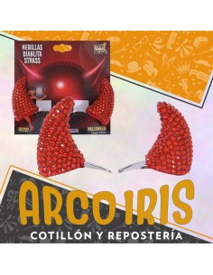 Hebillas Diabla Strass X 2 - Halloween Party Store