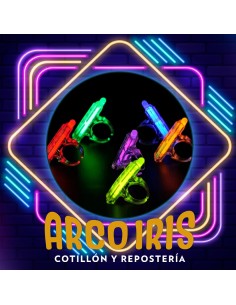 Luminoso Anillo X 6 Quimico  - Party Store-blister-