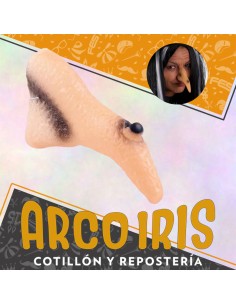 Nariz Bruja Latex Con Verruga X24 - Halloween