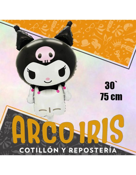 Mylar 30 Personaje Kuromi Metal Xu - 75 Cm Globo Metalizado Papel