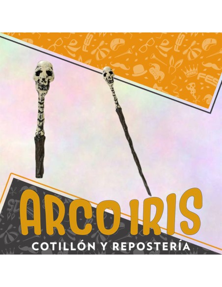 Varita Magica Tempestad  -calavera-halloween-  Party Store