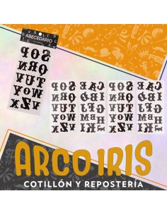 Tatuajes Abecedario X 4 Planchas-tattoo -party Store-halloween-