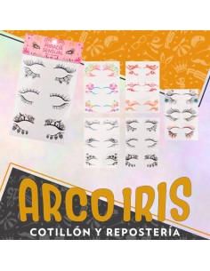 Tatuajes Mirada Sensual X 5 Planchas-tattoo -party Store-halloween-