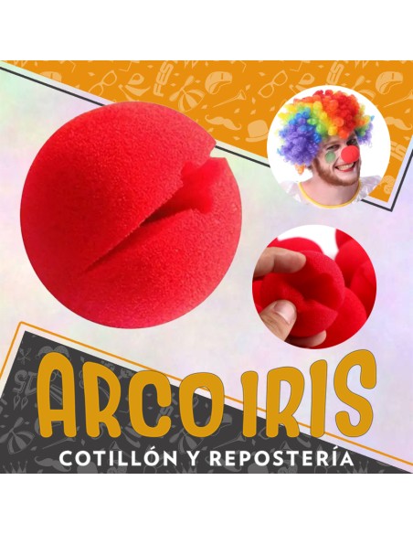 Nariz Payaso Goma Espuma 25 U.-bolsa Cerrada -clown
