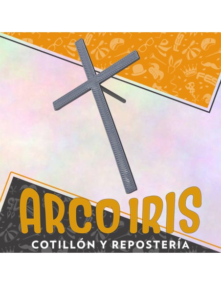 Topper Plastico Cruz Flotante