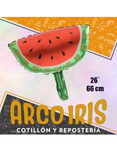 Mylar 26 Frutas Y Verduras Metal Xu - 66 Cm Anana/banana/naranja/sandia /uva/frutilla/choclo Globo Metalizado Papel