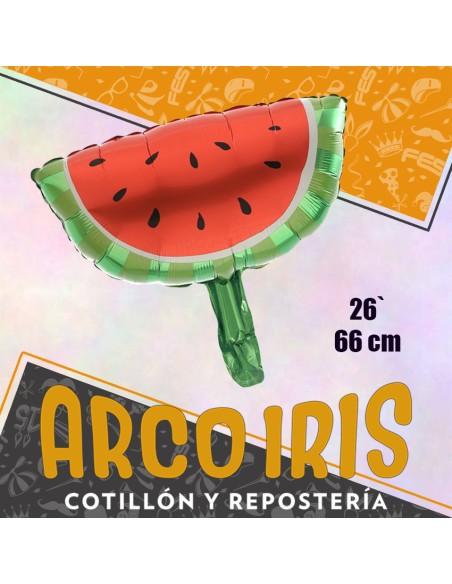 Mylar 26 Frutas Y Verduras Metal Xu - 66 Cm Anana/banana/naranja/sandia /uva/frutilla/choclo Globo Metalizado Papel