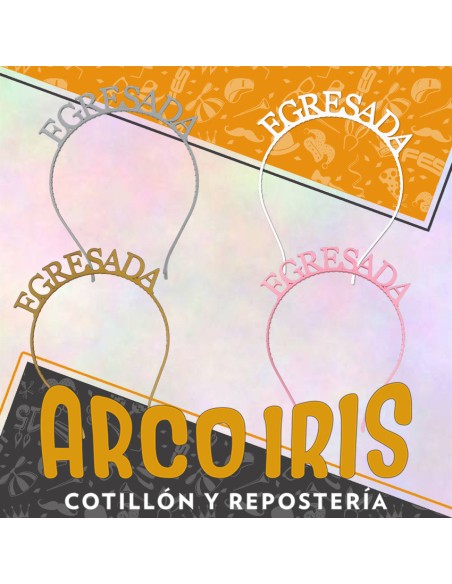 Vincha Egresada Varios Colores Egresado Upd