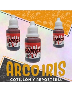Sangre Roja 20 Ml  X 50 U. Artificial -halloween Pintafan